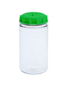 250mL Centrifuge Bottles, Polycarbonate, Knurled Seal Cap, Non-sterile