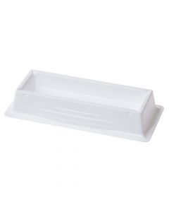 25mL Reagent Reservoir, Polystyrene, White, Bulk, Sterile