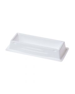 100mL Reagent Reservoir, Polystyrene, White, Bulk, Sterile