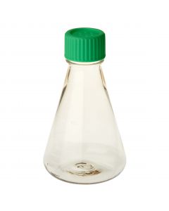 500mL Erlenmeyer Flask, Vent Cap, Plain Bottom, PC, Sterile