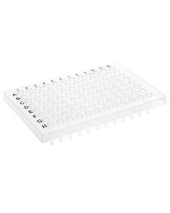 96 Well PCR Plate, Half Skirt, Clear, 0.2mL