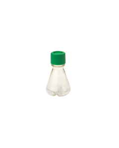 125mL Erlenmeyer Flask, Vent Cap, Baffled Bottom, PC, Sterile