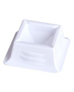 5mL Reagent Reservoir, Pyramid Bottom, Polystyrene, White, Bulk, Sterile