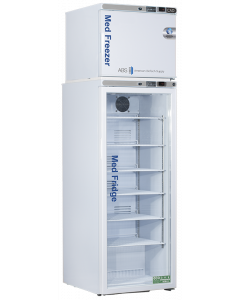 ABS Premier Pharmacy/Vaccine Combination Refrigerator/Freezer, 12 Cu.Ft Total Capacity, 2 Ext.Doors (Solid & Glass) CONTROLLED AUTO DEFROST FREEZER