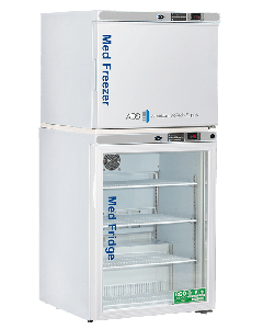 ABS Premier Pharmacy/Vaccine Combination Refrigerator/Freezer, 7 Cu.Ft Total Capacity, 2 Ext.Doors (Solid & Glass)