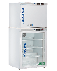 ABS Premier Pharmacy/Vaccine Combination Refrigerator/Freezer, 7 Cu.Ft Total Capacity, 2 Ext.Doors (Solid & Glass) AUTO DEFROST FREEZER