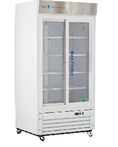 ABS Standard Pharmacy/Vaccine Refrigerator, 33 Cu. Ft.  Double Slide Glass Door