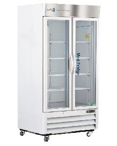 ABS Standard Pharmacy/Vaccine Refrigerator, 36 Cu. Ft.  Double Swing Glass Door