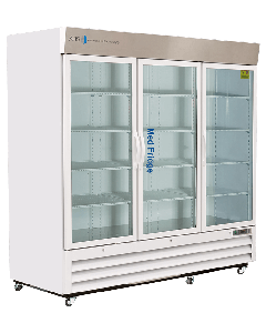 ABS Standard Pharmacy/Vaccine Refrigerator, 72 Cu. Ft.  Triple Swing Glass Door