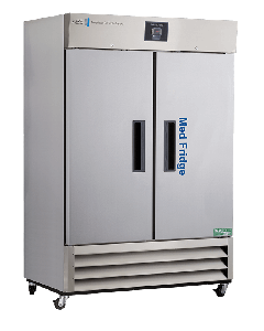 ABS Premier Pharmacy/Vaccine Stainless Steel Refrigerator, 49 Cu. Ft.  Stainless Steel Refrig. Solid Door 