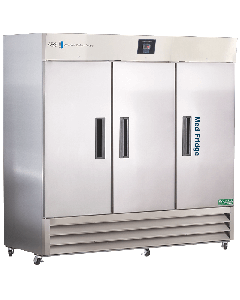 ABS Premier Pharmacy/Vaccine Stainless Steel Refrigerator, 72 Cu. Ft.  Stainless Steel Refrig. Solid Door 