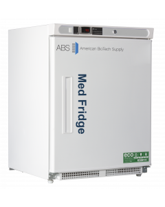 ABS Premier Pharmacy/Vaccine Undercounter Refrigerator, 4.6 Cu. Ft, ADA Solid Door Refrigerator (Built-In)