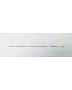 Serological Pipette, 1mL, Individually Wrapped, 1/100 Divisions, Green Band, Sterile, 50/bag (500/CS)